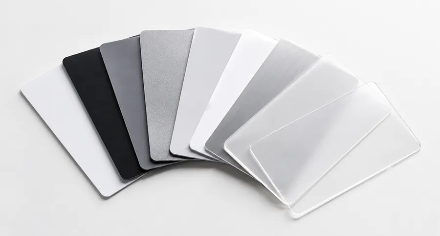 Carte de visite PVC plastique professionnelle