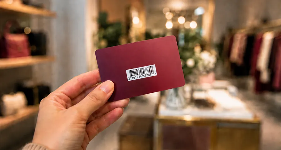 Carte de fidélité PVC pour programme commerçant et retail