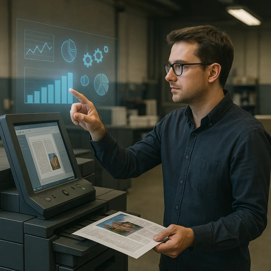 Imprimerie augmentée reliant print et données