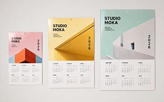 Formats A3 A4 calendrier de banque mural