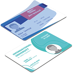 Impression cartes plastiques pvc blanche personnalisable et dès l