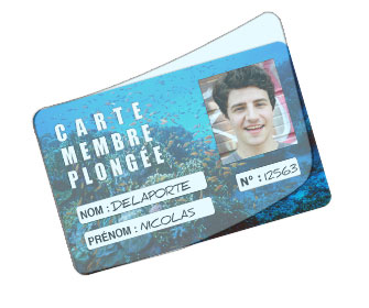 carte personnalisée à rabat