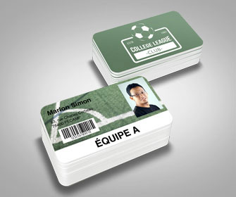 Impression carte plastique personnalisée - Carte format CB 85x54 mm