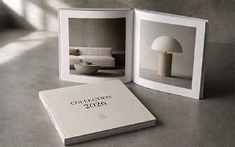 Catalogue format carré positionnement premium design