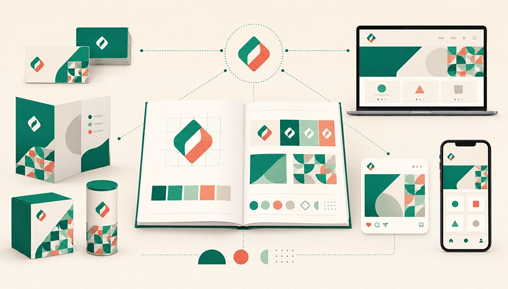 Une charte graphique déclinée sur supports imprimés et digitaux
