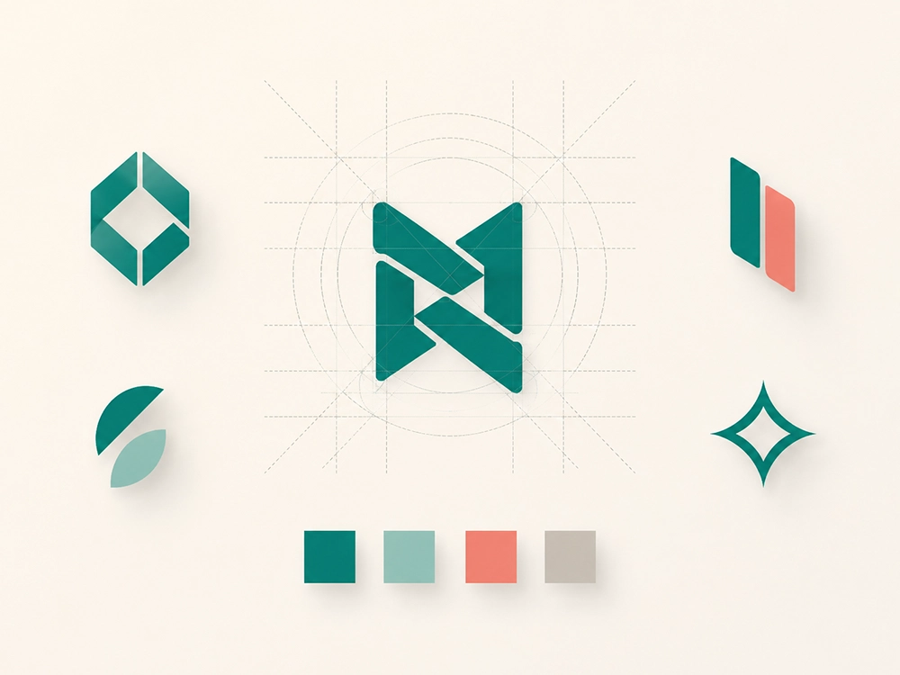 Création d'un logo : emblème, variations et palette de couleurs