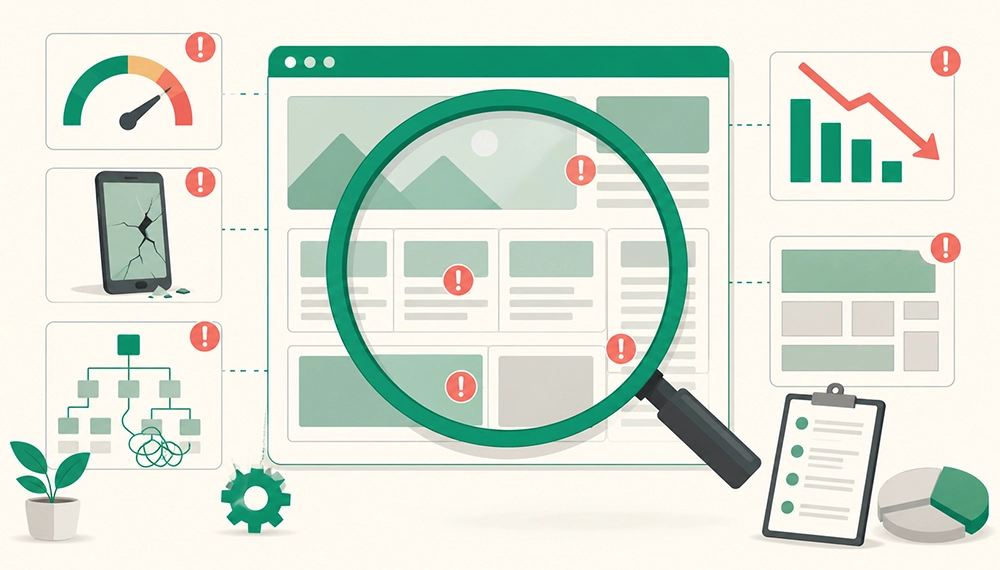 Audit d'un site existant avant refonte : performance, référencement, ergonomie
