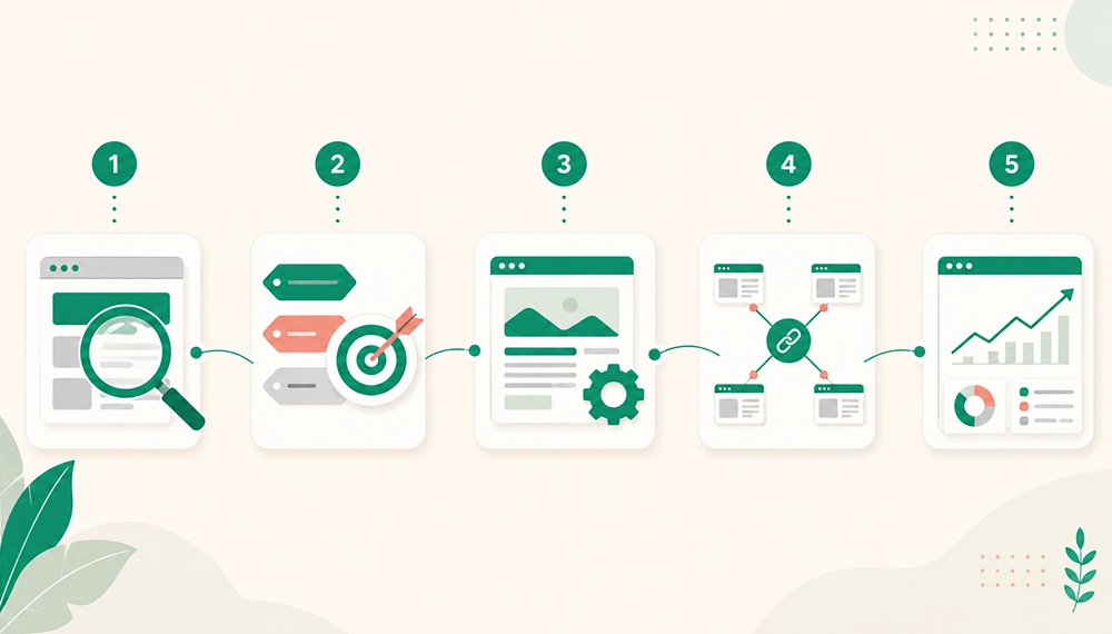 Méthode SEO : audit, technique, contenu, netlinking, suivi