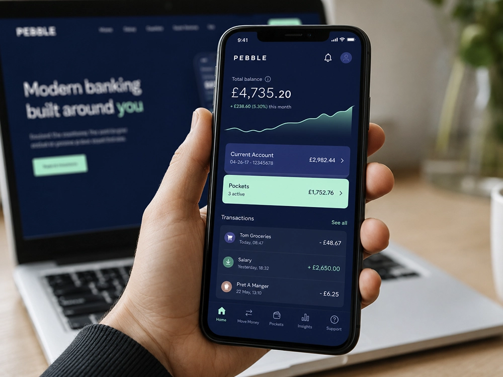 Site web pour une fintech