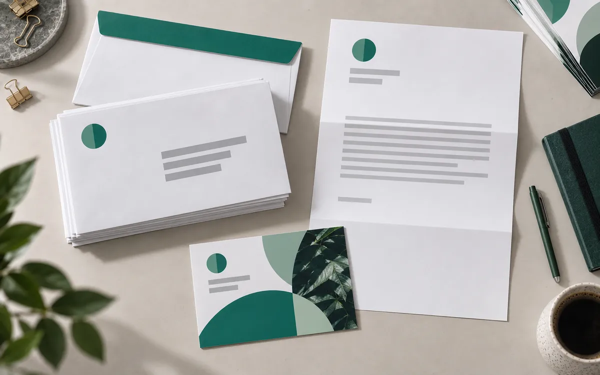 Mailing postal imprimé, mis sous pli et déposé en poste