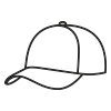 casquette baseball 6 panneaux