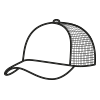 casquette filet trucker mesh
