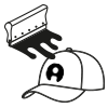 casquette sérigraphie marquage avant