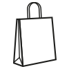 sac papier blanc