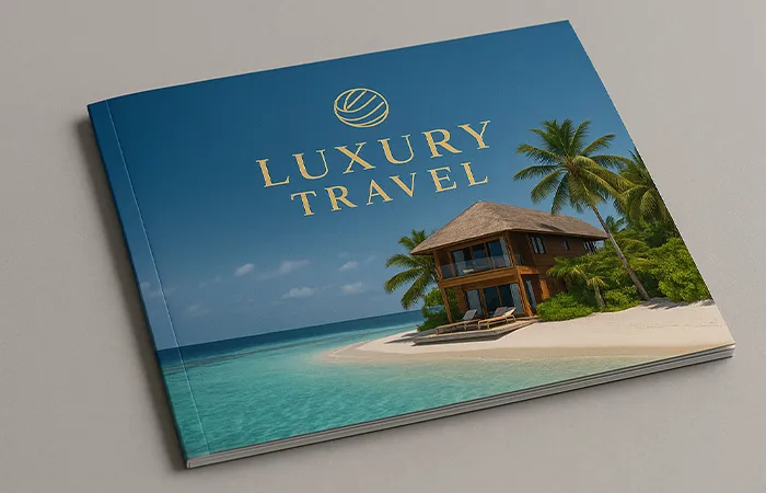 Catalogue A4 paysage format photo magazine pour gammes visuelles haut de gamme