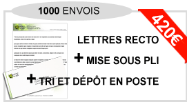 1000 mailings recto