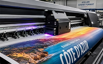 Imprimante numérique grand format UV roll PLV