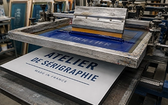 Sérigraphie textile rigide stand parapluie PLV