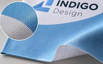 Roll-up sur tissu polyester sublimé pour rendu mat haut de gamme