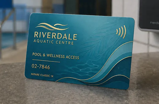 Carte PVC RFID Mifare Classic pour contrôle d'accès et fidélité