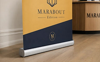 Roll-up économique 85×200 cm avec cassette aluminium standard