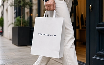 Sac papier format moyen mode prêt-à-porter standard