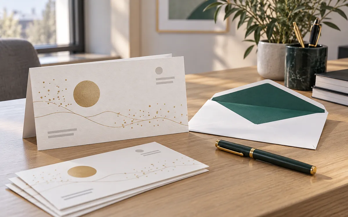 Cartes de vœux et cartes de correspondance institutionnelles