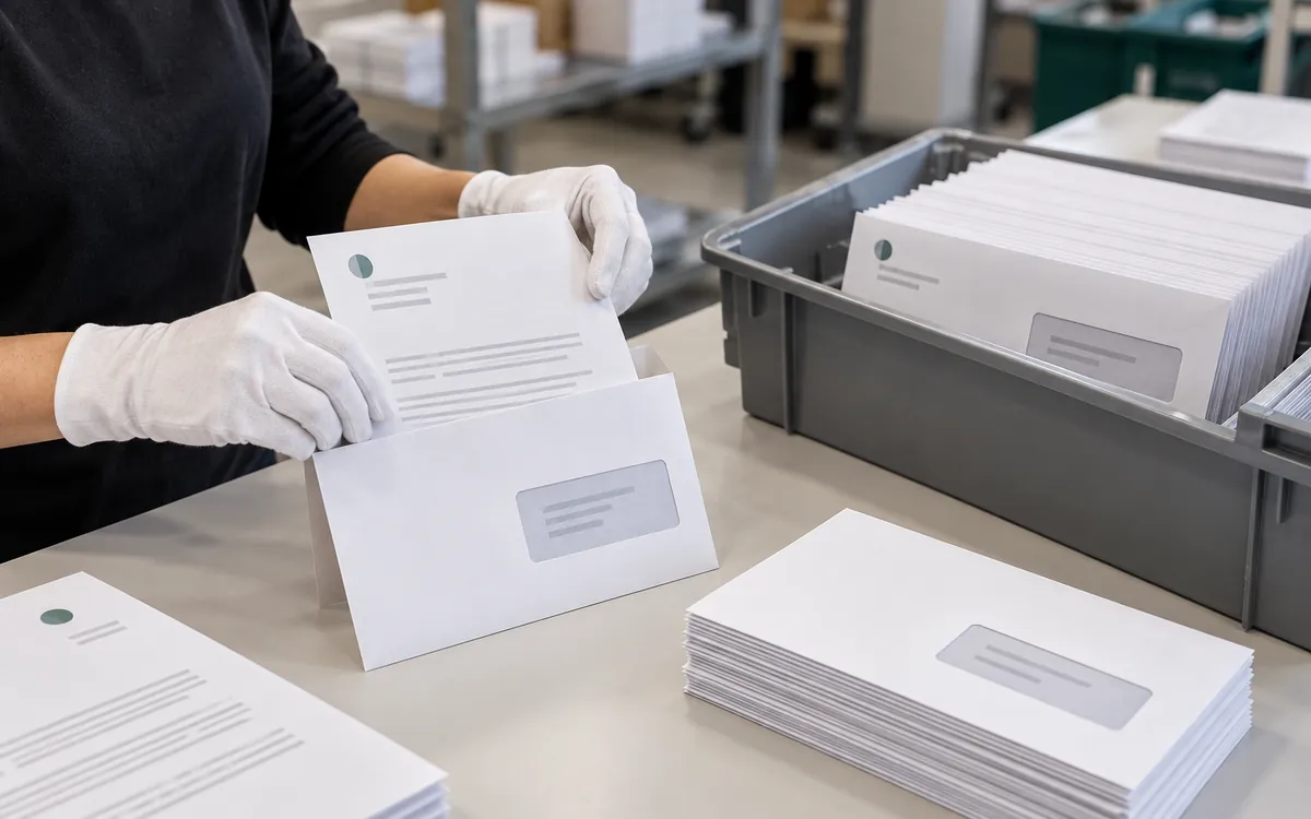 Mailing adressé aux administrés, mise sous pli et dépôt en poste