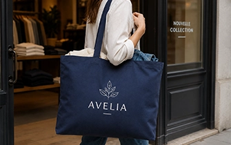 Tote bag grand format shopping volumineux boutique mode