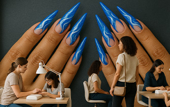 Habillage mural décoratif avec vinyles dédiés à forte adhérence