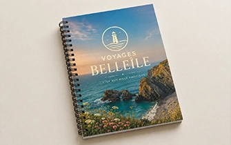 Personnalisation cover quadri sur blocs à spirale