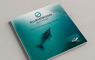 Brochure dos carré collé de présentation d’offre ou de gamme