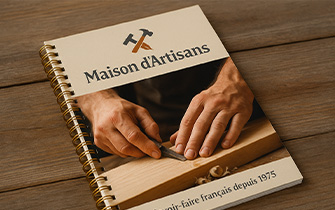 Brochure reliure spirales de présentation d’offre ou de gamme