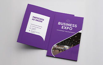 Chemise à rabats format A5 compacte pour documents de petit format