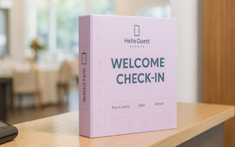 Classeur personnalisé pour accueil et événementiel