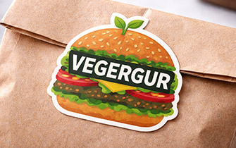 Étiquette bouteille découpée à la forme