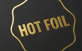 Dorure à chaud or ou argent sur couverture de plaquette