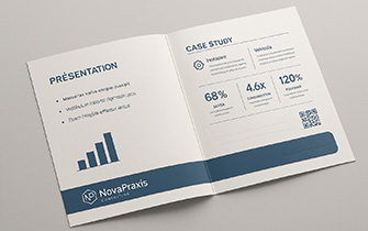 Pochette cartonnée pour dossier de présentation