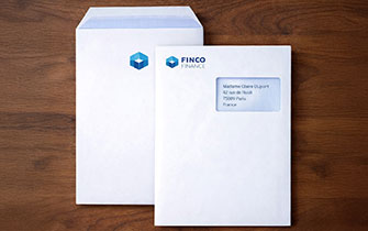 Enveloppe C4 avec fenêtre pour adresse visible