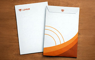 Enveloppes de bureau C4 pour papeterie d’entreprise