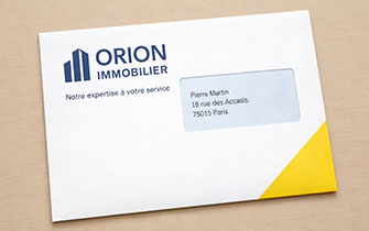 Enveloppes de bureau C5 pour papeterie d’entreprise