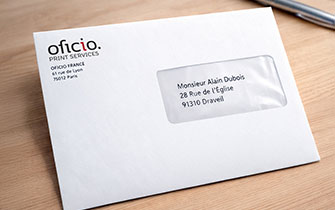 Enveloppes C5 personnalisées pour documents A5 ou A4 pliés