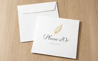 Enveloppes pour invitations, événements et salons