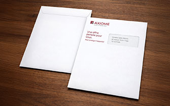 Enveloppes C4 personnalisées pour documents A4 à plat