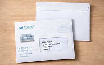 Enveloppes C5 personnalisées pour documents A5 ou A4 pliés