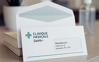 Enveloppe DL pour cabinet médical ou laboratoire