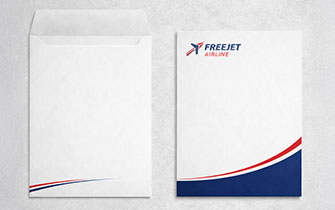 Enveloppe C4 personnalisée pour papeterie d’entreprise