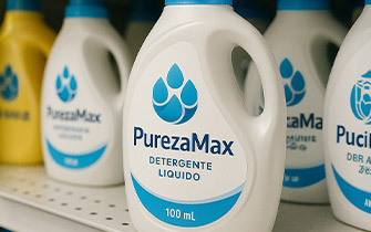 Étiquette bouteille en vinyle adhésif