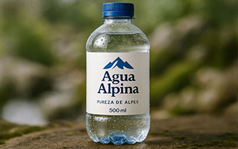 Étiquette bouteille waterproof