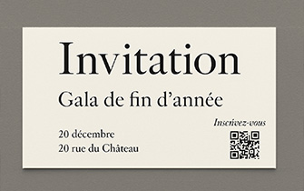 Flyer A6 d’invitation à une porte ouverte ou un vernissage